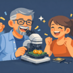 Man and woman cheeri