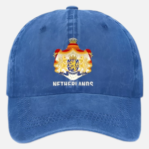 Baseball Cap for Men Women with Netherlands Emblem