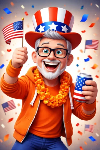 The Great Patriot Showdown: Why Americans Wear Their Hearts on Their Sleeves While the Dutch Wear Them in Their Orange Socks