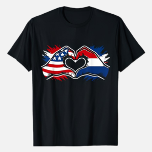 Dutch American Flag T-Shirt