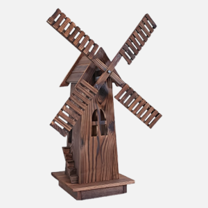 Westcharm Wooden Dutch Windmill Yard Decorations Outdoor